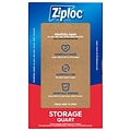 Ziploc Medium Storage Bags, 1 Qt., 100/Box (316962)