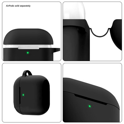 SaharaCase Venture Series Case for Apple Airpods 4, Scorpion Black (HP00168)