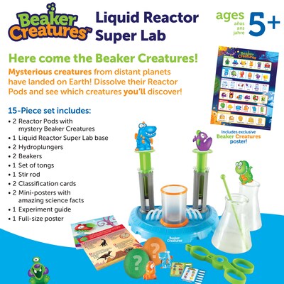 Learning Resources Beaker Creatures Lab Set, Distant Planets Creatures (LER3813)