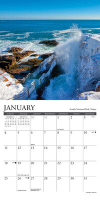 2026 Willow Creek National Parks 7" x 7" Monthly Wall Calendar (53669X)
