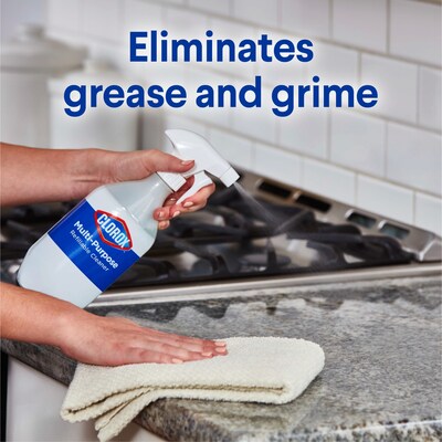 Clorox Multipurpose Degreaser Cleaner Refillable Starter Kit, Crisp Lemon Scent, 1.13 Fl. Oz. (60160)