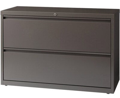 Lorell Fortress Series 42 Lateral File, Medium Tone, 2 x File Drawers (LLR60475)