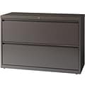 Lorell Fortress Series 42 Lateral File, Medium Tone, 2 x File Drawers (LLR60475)