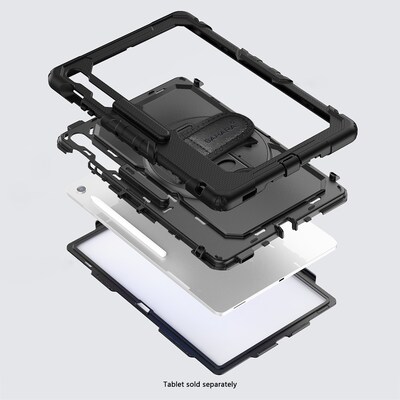 SaharaCase Raider Series Defense Case for Galaxy Tab S10 FE+, Black (TB00474)