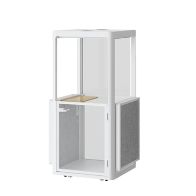 Flexispot Sound Absorbing Privacy Booth, White (EP1FW)