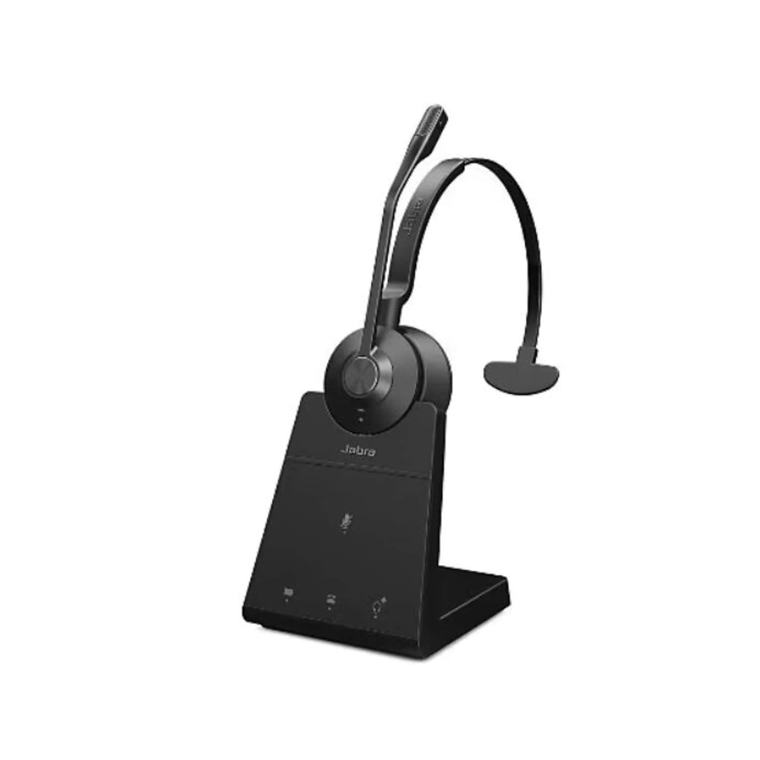 Jabra Engage 45 SE Wireless Noise Canceling Mono On-Ear-Headset, MS Certified (9653-523-125)
