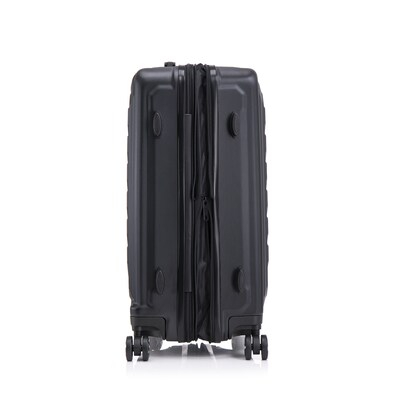 US Army FOX PRO 20" Hardside Carry-On Suitcase, 4-Wheeled Spinner, TSA Checkpoint Friendly, Black (USLFPRO00S-BLK)