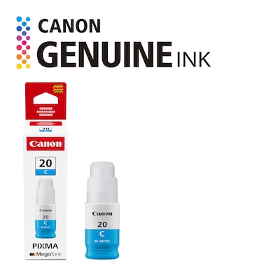 Canon GI-20 Cyan Standard Yield Ink Cartridge Refill (3394C001)