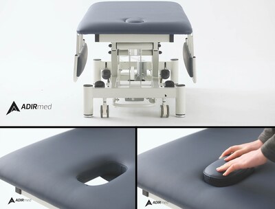 Viva Comfort Elite-Line Power Adjustable Exam Table with Side Rails, 550 lbs. Capacity, Blue (ADIME903-03-MK)