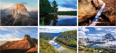 Custom National Parks Wall Calendar Stitched