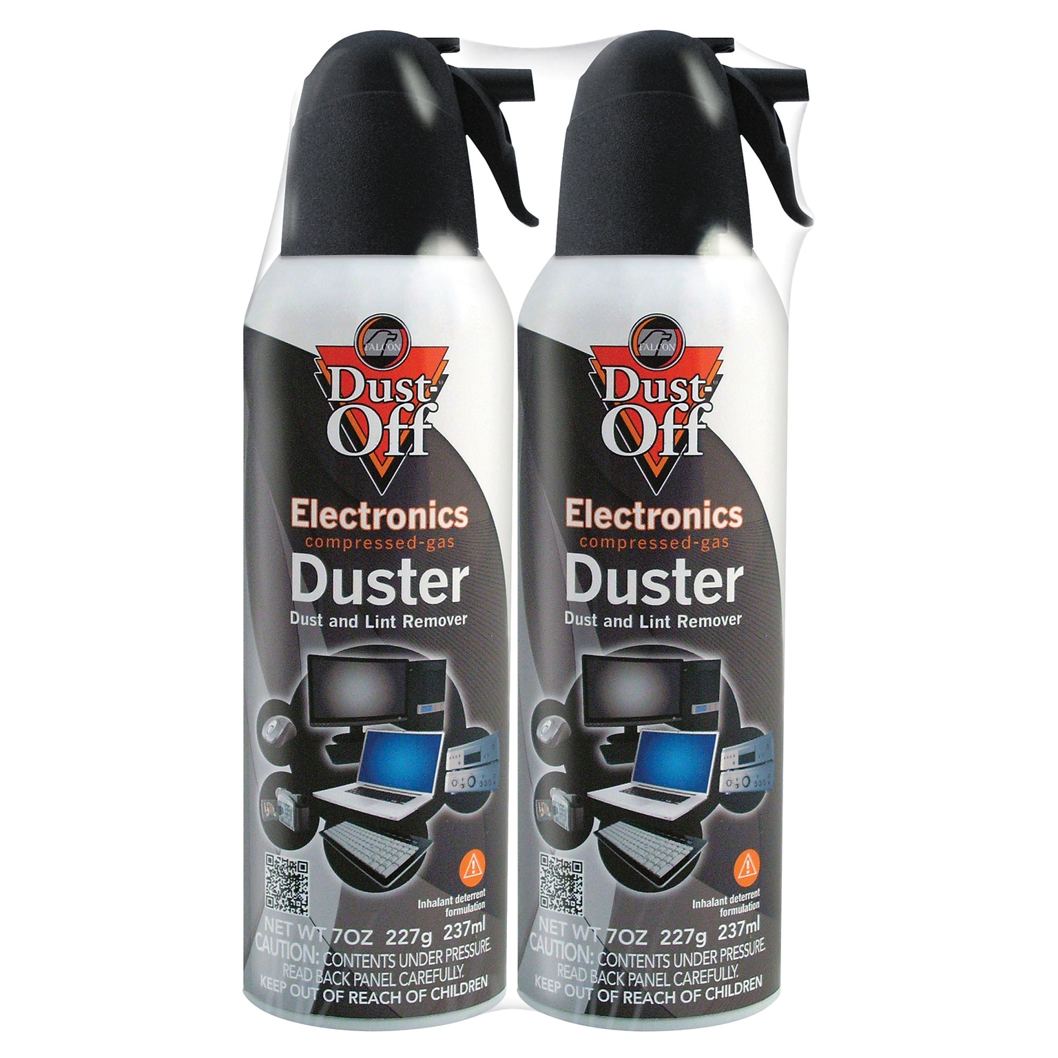 Falcon Dust-Off Air Dusters, 7oz., 2/Pack (DPSM2)