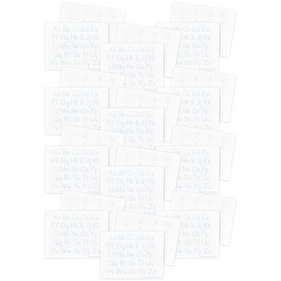 Flipside Laminate Mobile Dry-Erase Whiteboard, Plastic Frame, 1, 24/Pack (20124)