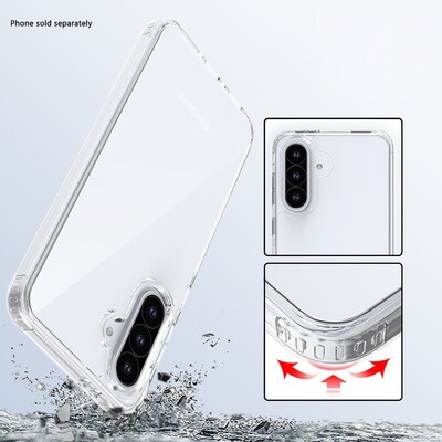 SaharaCase Venture Phone Case for Galaxy A36 5G, Shock Absorbing, Clear (CP00729)