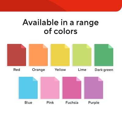 Staples Brights Multipurpose Paper, 24 lbs., 8.5" x 11", Dark Green, 500/Ream (20103)