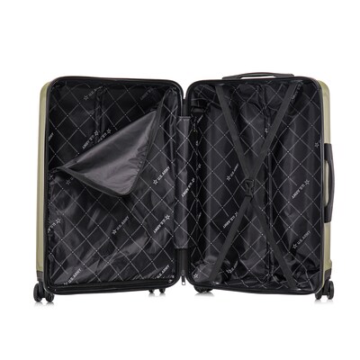 US Army FOX 28" Hardside Suitcase, 4-Wheeled Spinner, TSA Checkpoint Friendly, Olive Drab (USLFOX00L-GRN)