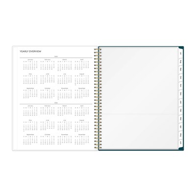 2025-2026 Blue Sky Greta 8.5" x 11" Weekly & Monthly Planner, Plastic Cover, Multicolored (136479-A26)