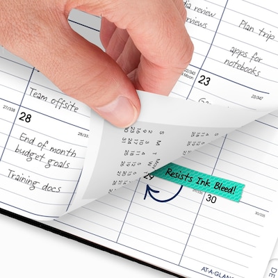 2027 AT-A-GLANCE DayMinder 8" x 11.75" Monthly Planner, Faux Leather Cover, Black (G470H-00-27)