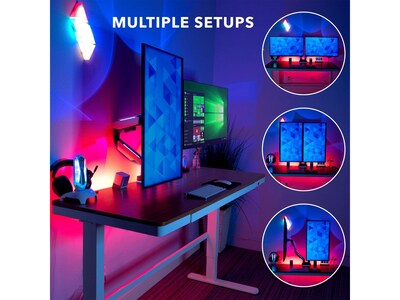 Mount-It! Adjustable Dual Monitor Arm, Up to 35" Monitor, Grayish White/Matte Black (MI-4882)