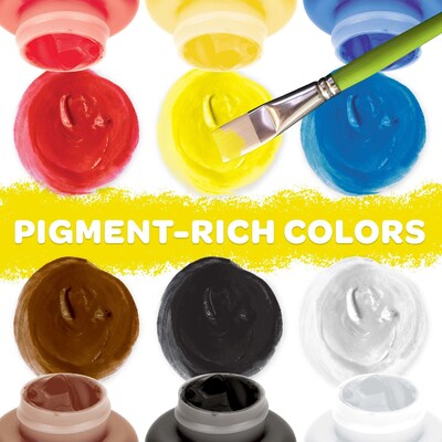 Crayola Acrylic Paint Set, Assorted Colors, 2 oz., 6/Box (20-1997)