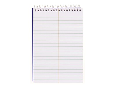 Blueline Steno+ Pad, 6" x 9", Pitman-Ruled, Blue, 180 Sheets/Pad (AT12B)