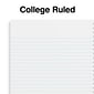 Staples Premium 1-Subject Notebook, 5.875" x 9", College Ruled, 100 Sheets, Brown (TR52120)