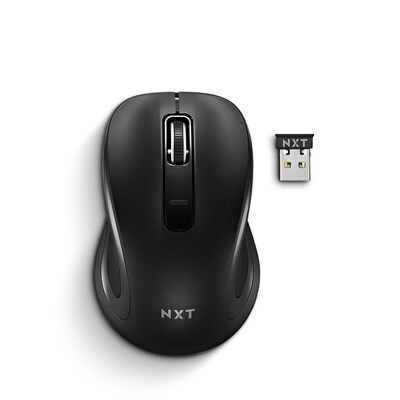 NXT Technologies™ Wireless Optical USB Mouse, Black, 5/Box (NX60887)