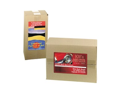 Avery Print-to-the-Edge Color Laser Shipping Labels, 4-3/4" x 7-3/4", White, 50 Labels/Pack (6876)