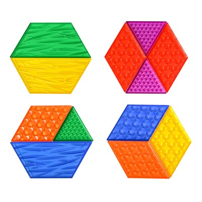 Edx Education Translucent Sensory Pattern Blocks (CTU22068)
