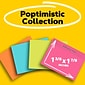 Post-it Notes, 1 3/8" x 1 7/8", Poptimistic Collection, 100 Sheet/Pad, 12 Pads/Pack (653AN)