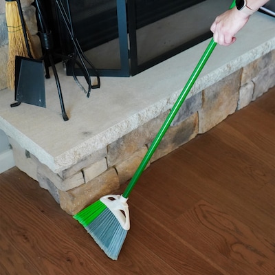 Libman Precision Angle 11" Broom, Steel Handle, 6/Carton (201)