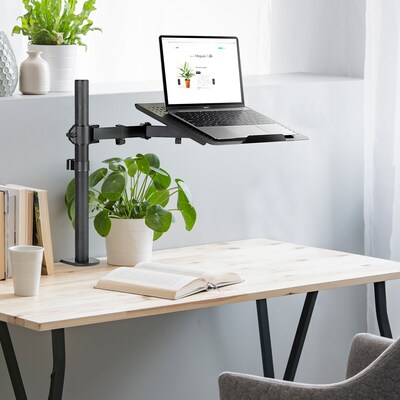 Mount-It! 19 x 19 Height Adjustable Laptop Desk Mount for 17 Laptops, Black (MI-4352LT)
