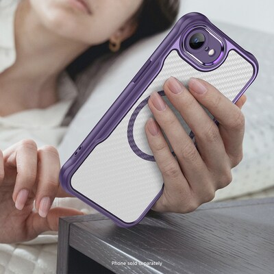 SaharaCase Venture Series MagSafe Phone Case for iPhone 16e, Shock Absorbing, Shadow Purple (CP00824)