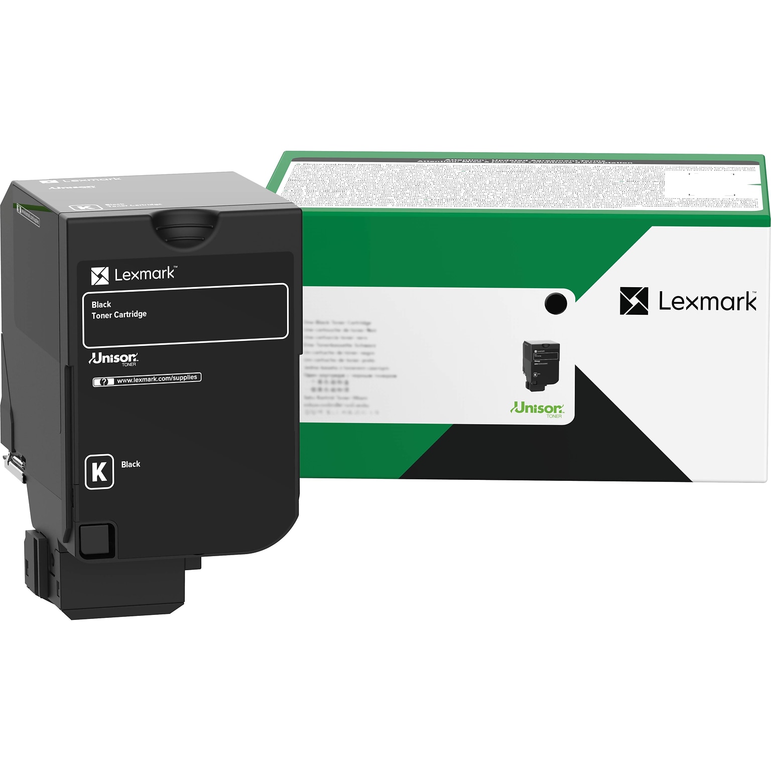 Lexmark 71C1HK0 Black High Yield Toner Cartridge, Prints Up to 12,500 Pages