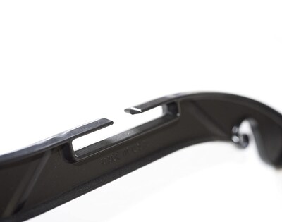 Nahanco 19 Plastic Heavy Weight Dress Hanger, Black, 100/Carton (2900)
