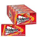 Trident Layers Sugar Free Wild Strawberry & Tangy Citrus Gum, 14 Pieces/Pack, 12/Box (AMC60001)