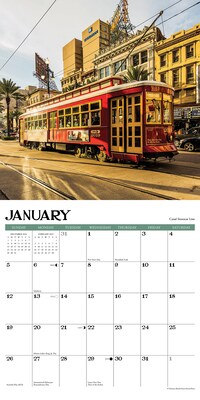 2025 Willow Creek New Orleans 12" x 12" Monthly Wall Calendar (44186)