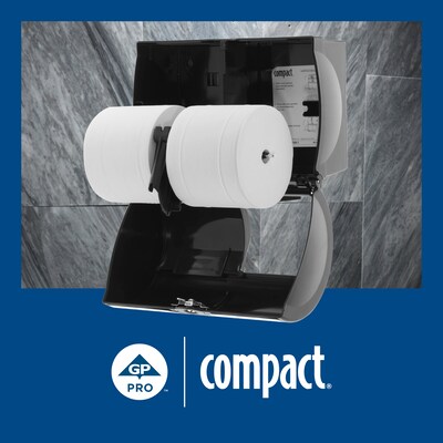 Angel Soft Professional Series Compact Recycled Coreless Toilet Paper, 2-Ply, White, 750 Sheets/Roll, 36 Rolls/Carton (19371)