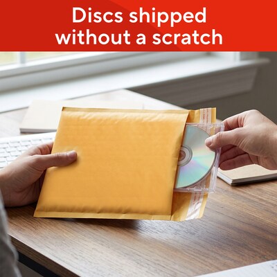 Quill Brand® 8" x 7" Self-Sealing Bubble Mailer, CD/DVD, 25/Carton (ST56654B)