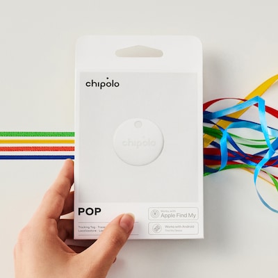 Chipolo POP Bluetooth Tracker, White (RWS.0000001)