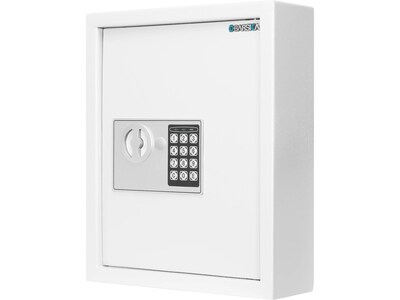 Barska 40-Key Digital Keypad Wall Safe, White (AX13964)