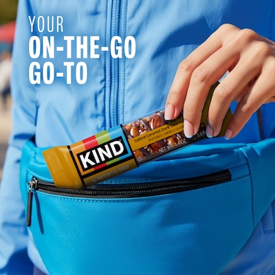 KIND Gluten Free Salted Caramel & Dark Chocolate Nut Bar, 12 Bars/Box (PHW26961)