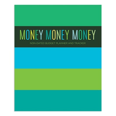 TF Publishing Money Planner 9 x 11 Undated Planner, Paperboard Cover, Multicolored (99-4725)
