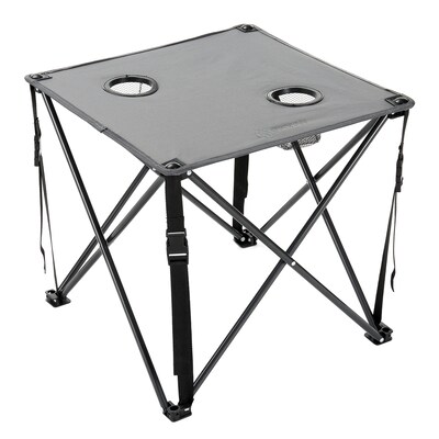 Arrowhead Outdoor Folding Camping Table with Carry Bag, Gray (TSRTKKS0230U)