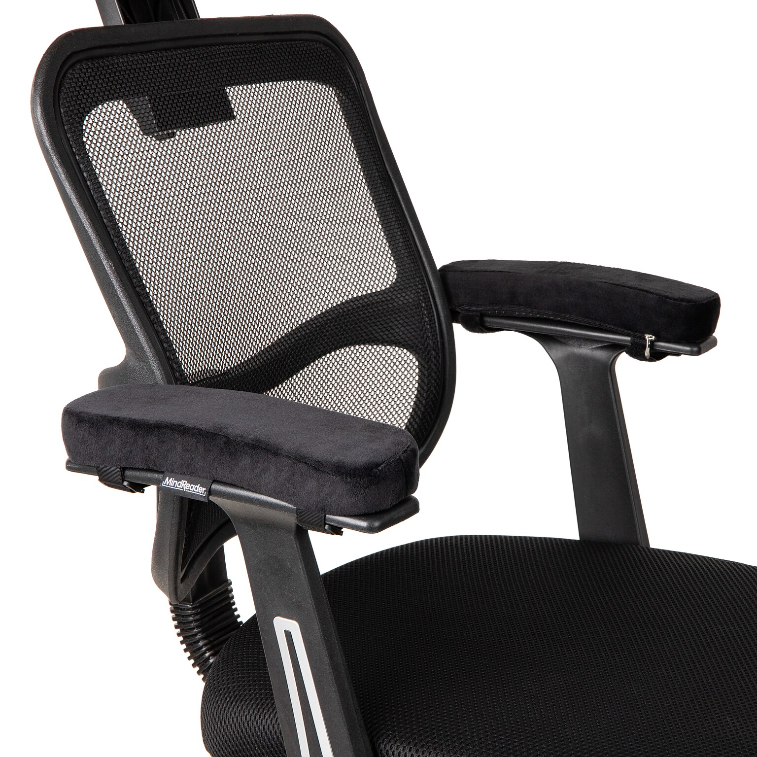Mind Reader Air-Cloud Memory Foam Armrest Pads, Black (AREST2-BLK)