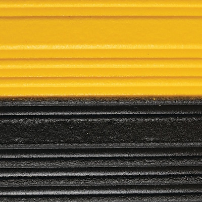 NoTrax Airug Anti-Fatigue Commercial Specialty Floor Mat, 60" x 36", Black/Yellow (410S0535BY)