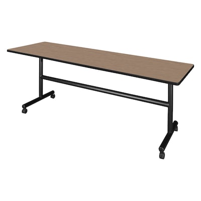 Regency Kobe Flip-Top Training Nesting Table, 84 x 24, Noble Oak (MKFT8424NO)