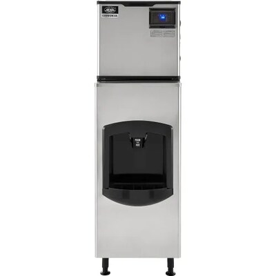 Global Industrial Nexel Ice Dispenser with Ice Machine & Bin, Air Cooled, 420 lbs. Production/24 Hou