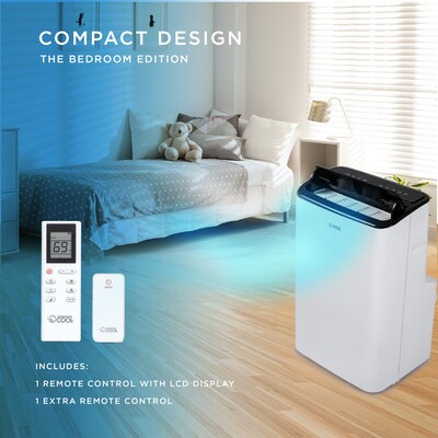 Commercial Cool 115-Volt 9,000 BTU (6,350 BTU DOE) Portable Air Conditioner, with Remote, WiFi Enabled, White (CCP6JW)