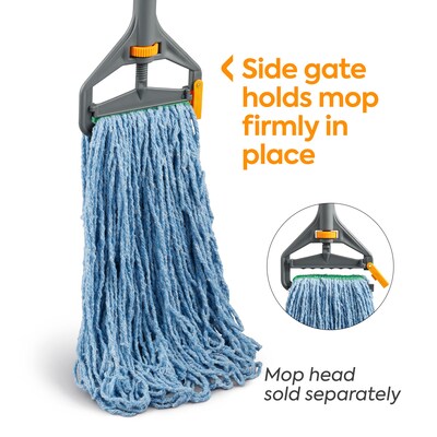 Coastwide Professional™ 60" Side Gate Fiberglass Wet Mop Handle, Plastic Head (CW61063-CC)