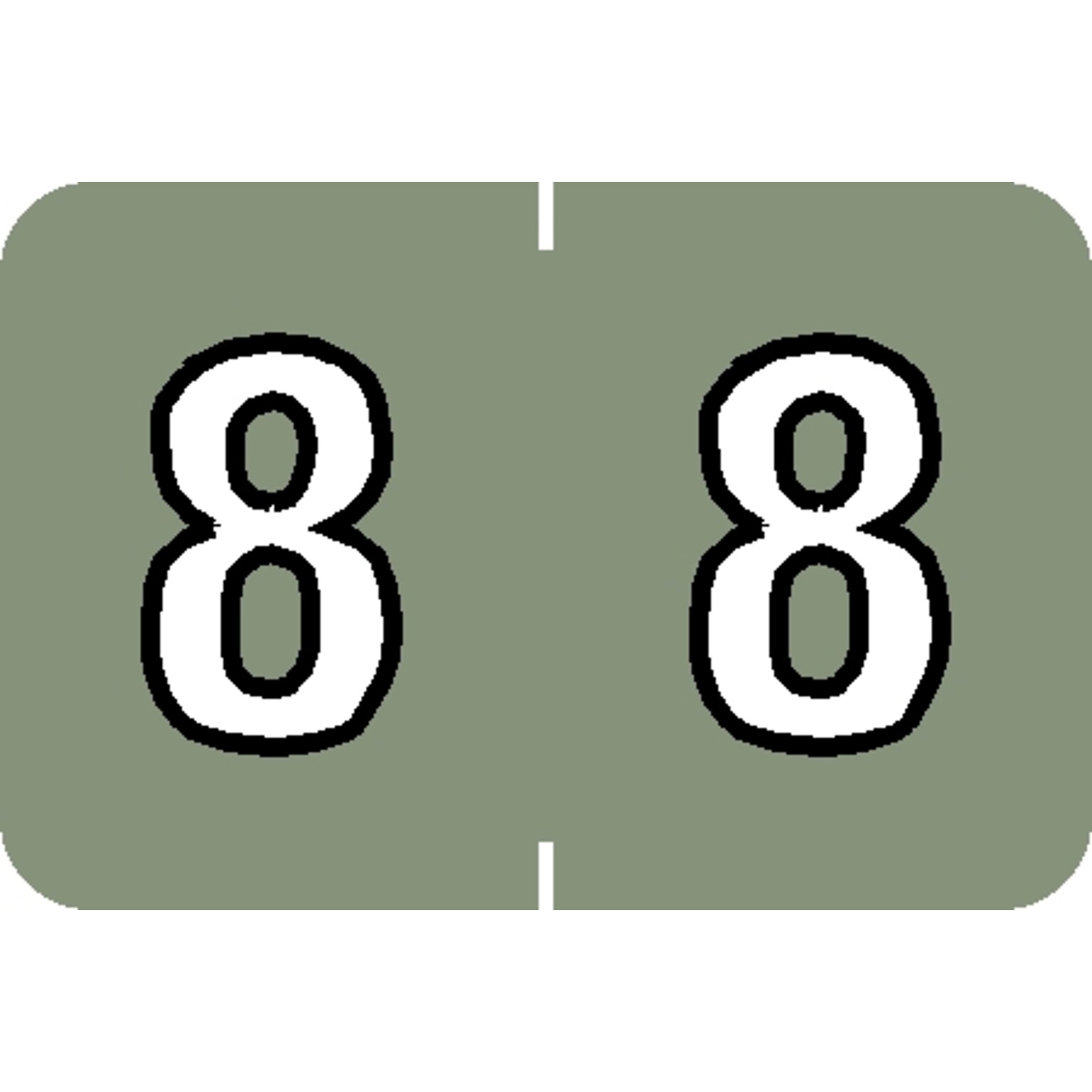 Medical Arts Press Barkley & Sycom Compatible Numeric Sheet Labels; 8